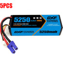 (PL)DXF 3S 5250 mAh 11.1V 140C Batteria Lipo ad Alta Capacità Hardcase con EC5  Spina per 1:8 Scala RC Auto, Multi-Rotore RC Aeroplano, RC Elicottero, RC Barca
