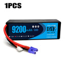 (EU)DXF Lipo Battery 3S 11.4V 9200MAH 130C Blue Series Graphene lipo Hardcase with EC5 Plug for Rc 1/8 1/10 Buggy Truck Car Off-Road Drone