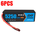 (GE)DXF 3S 5250 mAh 11.1V 140C Batteria Lipo ad Alta Capacità Hardcase con Deans/T Spina per 1:8 Scala RC Auto, Multi-Rotore RC Aeroplano, RC Elicottero, RC Barca