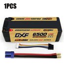 (ES)DXF Lipo Battery 4S 15.2V 6500MAH 150C GoldSeries  LCG 5MM Graphene lipo Hardcase  NGP GOLDEN Plug for Rc 1/8 1/10 Buggy Truck Car Off-Road Drone