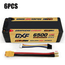 (ES)DXF Lipo Battery 4S 15.2V 6500MAH 150C GoldSeries  LCG 5MM Graphene lipo Hardcase  XT90 5MM NGP GOLDEN Plug for Rc 1/8 1/10 Buggy Truck Car Off-Road Drone