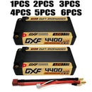 (IT)DXF 2S Shorty Lipo Battery 7.6V 140C 4400mAh 5mm T Plug Hardcase For 1/10 Buggy Truggy Offroad Boat Car Truck RACING Helicopter