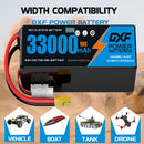 (CN)DXF 14S Lipo Battery 51.8V 10C 33000mAh Soft Case Battery  for Drone UAV FPV Car Truck Tank RC Semi solidstate Battery Racing Hobby