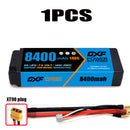(CN) DXF 2S 7.6V Lipo Battery 140C 8400mAh with 4mm Bullet for RC 1/8 Vehicles Car Truck Tank Truggy Competition Racing Hobby