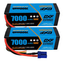 (EU)DXF Lipo Battery 4S 14.8V 7000mAh 100C/200C HardCase Lipo Battery for RC HPI HSP 1/8 1/10 Buggy RC Car Truck