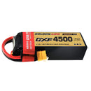 (CN)DXF 4S Lipo Battery 14.8V 150C 4500mAh Soft Case Battery with EC5 XT90 Connector for Car Truck Tank RC Buggy Truggy Racing Hobby