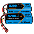 (CA)DXF Lipo Battery 3S 11.1V 5200MAH 80C Blue Series lipo Hardcase with Deans Plug for Rc 1/8 1/10 Buggy Truck Car Off-Road Drone