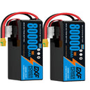 (CN)DXF 6S Lipo Battery 22.2V 10C 80000mAh Soft Case Battery  for Drone UAV FPV Car Truck Tank RC Buggy Truggy Racing Hobby Semi solidstate Battery
