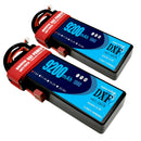 (EU)DXF 2S 9200mAh 7.6V 130C Batteria Lipo ad Alta Capacità Hardcase con XT90 Spina per 1:8 Scala RC Auto, Multi-Rotore RC Aeroplano, RC Elicottero, RC Barca
