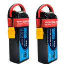 (FR)DXF 4S Lipo Battery 14.8V 10000mAh 100C 200C XT90 for RC 1/8 1/10 Car Truck Tank Models XXMAX 8S Arrama