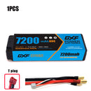 (CN) DXF 2S 7.4V Lipo Battery 50C 5200mAh with 4mm Bullet for RC 1/10 1/8 Vehicles Car Truck Tank Truggy Competition Racing Hobby
