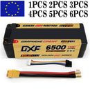 (FR)DXF Lipo Battery 4S 15.2V 6500MAH 150C GoldSeries  LCG 5MM Graphene lipo Hardcase  XT90 5MM NGP GOLDEN Plug for Rc 1/8 1/10 Buggy Truck Car Off-Road Drone