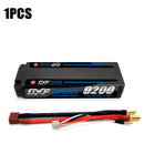 (ES) DXF 2S 7.6V Lipo Battery 130C 9200mAh with 5mm Bullet for RC 1/8 Vehicles Car Truck Tank Truggy Competition Racing Hobby