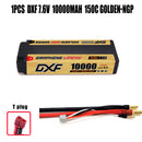 (EU)DXF 5mm 2S 10000mAh 7.6V 150C GOLDEN-NGP Batteria Lipo ad Alta Capacità Hardcase con XT90 Spina per 1:8 Scala RC Auto, Multi-Rotore RC Aeroplano, RC Elicottero, RC Barca