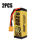 (IT)DXF High Voltage 4S 9200 mAh 15,2 V 130C Batteria Lipo ad Alta Capacità Hardcase con XT90 Spina per 1:8 Scala RC Auto, Multi-Rotore RC Aeroplano, RC Elicottero, RC Barca