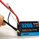 (CN) DXF 2S 7.4V Lipo Battery 50C 5200mAh with 4mm Bullet for RC 1/10 1/8 Vehicles Car Truck Tank Truggy Competition Racing Hobby