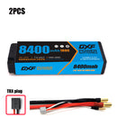 (CN) DXF 2S 7.4V Lipo Battery 100C 8400mAh with 5mm Bullet for RC 1/8 Vehicles Car Truck Tank Truggy Competition Racing Hobby