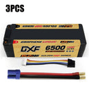 (FR)DXF Lipo Battery 4S 15.2V 6500MAH 150C GoldSeries  LCG 5MM Graphene lipo Hardcase  NGP GOLDEN Plug for Rc 1/8 1/10 Buggy Truck Car Off-Road Drone