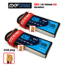(CN)DXF 2S Lipo Battery 7.4V 60C 3800mAh Soft Case Battery with EC5 XT90 Connector for Car Truck Tank RC Buggy Truggy Racing Hobby