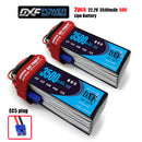 (CN)DXF 6S Lipo Battery 22.2V 50C 3500mAh Soft Case Battery with EC5 XT90 Connector for Car Truck Tank RC Buggy Truggy Racing Hobby