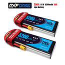 (CN)DXF 3S Lipo Battery 11.1V 50C 5200mAh Soft Case Battery with EC5 XT90 Connector for Car Truck Tank RC Buggy Truggy Racing Hobby