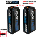 (CN)DXF 4mm 2S 6300mAh 7.6V 130C Batteria Lipo ad Alta Capacità Hardcase con XT90 Spina per 1:8 Scala RC Auto, Multi-Rotore RC Aeroplano, RC Elicottero, RC Barca