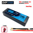 (CN)DXF 4mm 2S 6500mAh 7.4V 100C Batteria Lipo ad Alta Capacità Hardcase con XT90 Spina per 1:8 Scala RC Auto, Multi-Rotore RC Aeroplano, RC Elicottero, RC Barca