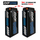 (CN)DXF 4mm 2S 6300mAh 7.6V 130C Batteria Lipo ad Alta Capacità Hardcase con XT90 Spina per 1:8 Scala RC Auto, Multi-Rotore RC Aeroplano, RC Elicottero, RC Barca