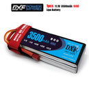 (CN)DXF 3S Lipo Battery 11.1V 100C 3500mAh Soft Case Battery with EC5 XT90 Connector for Car Truck Tank RC Buggy Truggy Racing Hobby