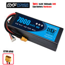 (CN)DXF 4S 7000 mAh 14.8 V 60C Batteria Lipo ad Alta Capacità Hardcase con XT90 Spina per 1:8 Scala RC Auto, Multi-Rotore RC Aeroplano, RC Elicottero, RC Barca