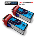 (CN)DXF 6S Lipo Battery 22.2V 50C 3500mAh Soft Case Battery with EC5 XT90 Connector for Car Truck Tank RC Buggy Truggy Racing Hobby