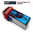 (CN)DXF 6S Lipo Battery 22.2V 100C 4200mAh Soft Case Battery with EC5 XT90 Connector for Car Truck Tank RC Buggy Truggy Racing Hobby