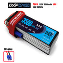 (CN)DXF 6S Lipo Battery 22.2V 50C 3500mAh Soft Case Battery with EC5 XT90 Connector for Car Truck Tank RC Buggy Truggy Racing Hobby
