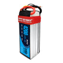 (CN)DXF 4S Lipo Battery 14.8V 60C 4200mAh Soft Case Battery with EC5 XT90 Connector for Car Truck Tank RC Buggy Truggy Racing Hobby