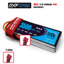 (CN)DXF 3S Lipo Battery 11.1V 100C 3500mAh Soft Case Battery with EC5 XT90 Connector for Car Truck Tank RC Buggy Truggy Racing Hobby