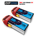 (CN)DXF 4S Lipo Battery 14.8V 50C 3500mAh Soft Case Battery with EC5 XT90 Connector for Car Truck Tank RC Buggy Truggy Racing Hobby