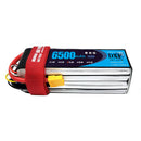 (CN)DXF 4S Lipo Battery 14.8V 100C6500mAh Soft Case Battery with EC5 XT90 Connector for Car Truck Tank RC Buggy Truggy Racing Hobby