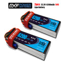 (CN)DXF 6S Lipo Battery 22.2V 50C 6200mAh Soft Case Battery with EC5 XT90 Connector for Car Truck Tank RC Buggy Truggy Racing Hobby