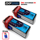 (CN)DXF 6S Lipo Battery 22.2V 50C 3300mAh Soft Case Battery with EC5 XT90 Connector for Car Truck Tank RC Buggy Truggy Racing Hobby