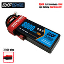 (CN)DXF 2S 8000mAh 7.6V 130C Batteria Lipo ad Alta Capacità Hardcase con XT90 Spina per 1:8 Scala RC Auto, Multi-Rotore RC Aeroplano, RC Elicottero, RC Barca