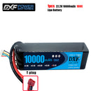 (CN)DXF 4S Lipo Battery 14.8V 100C10000mAh Soft Case Battery with EC5 XT90 Connector for Car Truck Tank RC Buggy Truggy Racing Hobby