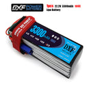 (CN)DXF 6S Lipo Battery 22.2V 100C 3300mAh Soft Case Battery with EC5 XT90 Connector for Car Truck Tank RC Buggy Truggy Racing Hobby