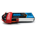 (CN)DXF 2S Lipo Battery 7.6V 130C 8000mAh Soft Case Battery with EC5 XT90 Connector for Car Truck Tank RC Buggy Truggy Racing Hobby