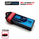 (CN)DXF 2S 6500 mAh 7.4V 100C Batteria Lipo ad Alta Capacità Hardcase con XT90 Spina per 1:8 Scala RC Auto, Multi-Rotore RC Aeroplano, RC Elicottero, RC Barca