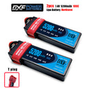 (CN)DXF 2S 5200 mAh 7.4V 100C Batteria Lipo ad Alta Capacità Hardcase con XT90 Spina per 1:8 Scala RC Auto, Multi-Rotore RC Aeroplano, RC Elicottero, RC Barca