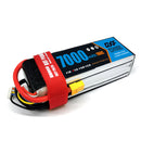 (CN)DXF 4S Lipo Battery 14.8V 100C7000mAh Soft Case Battery with EC5 XT90 Connector for Car Truck Tank RC Buggy Truggy Racing Hobby