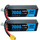 (FR)DXF 6S Lipo Battery 22.2V 100C 7000mAh Soft Case Battery with XT90 Connector for Car Truck Tank RC Buggy Truggy Racing Hobby
