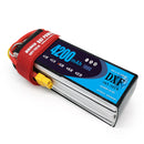 (CN)DXF 4S Lipo Battery 14.8V 100C 4200mAh Soft Case Battery with EC5 XT90 Connector for Car Truck Tank RC Buggy Truggy Racing Hobby