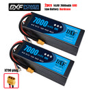 (CN)DXF 4S 7000 mAh 14.8 V 60C Batteria Lipo ad Alta Capacità Hardcase con XT90 Spina per 1:8 Scala RC Auto, Multi-Rotore RC Aeroplano, RC Elicottero, RC Barca
