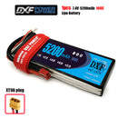 (CN)DXF 2S Lipo Battery 7.4V 50C 5200mAh Soft Case Battery with EC5 XT90 Connector for Car Truck Tank RC Buggy Truggy Racing Hobby